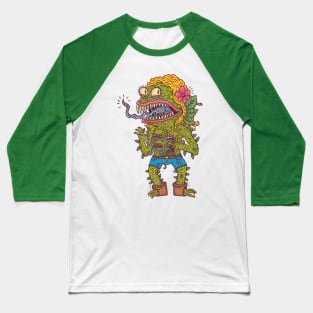 Pretty Monster Plant Baseball T-Shirt